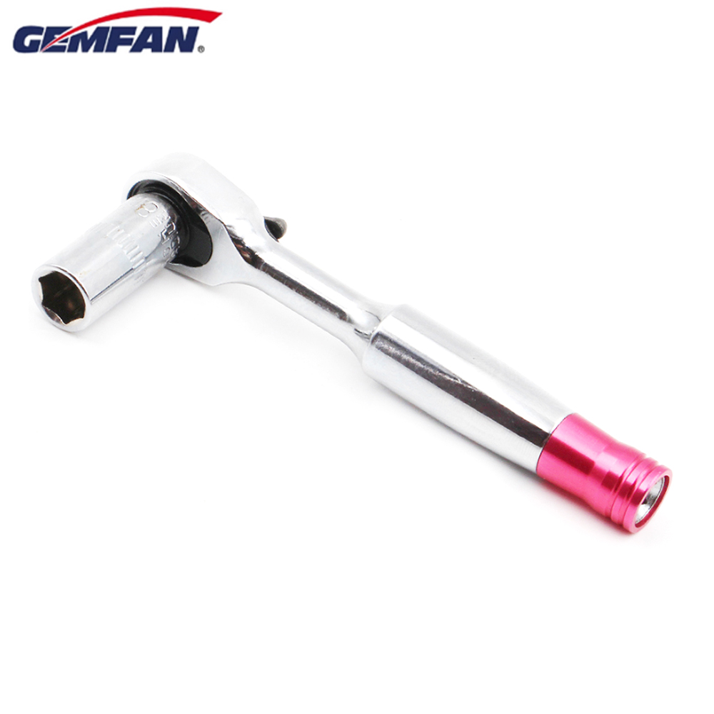 Fpv Drone Tool Kit - GEMFAN WL-06 1/4 ratelsleutel 8mm socket