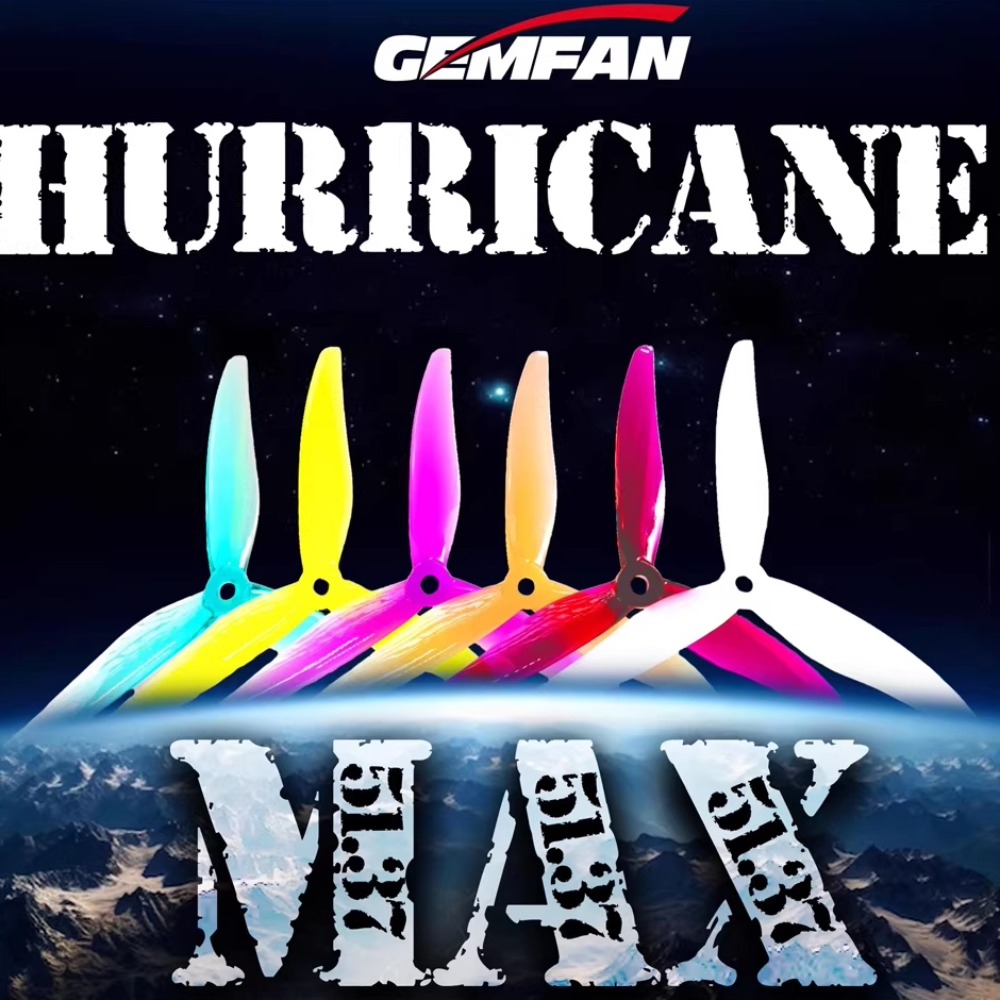 2Pairs Gemfan Hurricane 51377  - Fpv Drone Motor recensie en prijs