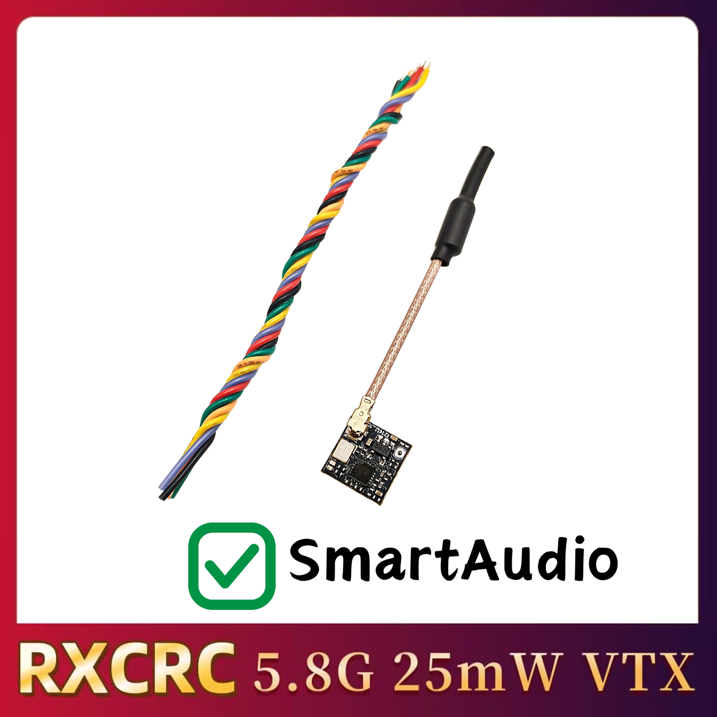 RXCRC 5.8GHz 48CH FPV 25mW ana - Fpv Drone Transmitter recensie en prijs